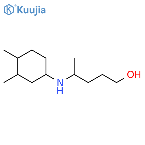 4-(3,4-dimethylcyclohexyl)aminopentan-1-ol structure