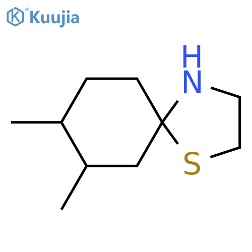 7,8-Dimethyl-1-thia-4-azaspiro[4.5]decane structure