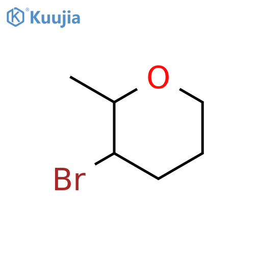3-Bromo-2-methyltetrahydro-2H-pyran structure