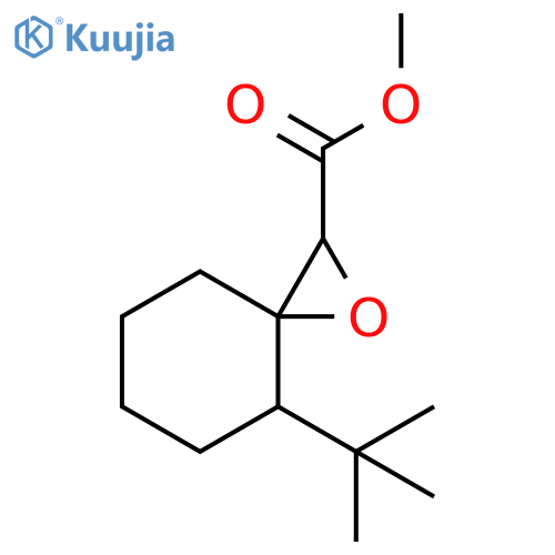 1-Oxaspiro[2.5]octane-2-carboxylic acid, 4-(1,1-dimethylethyl)-, methyl ester structure