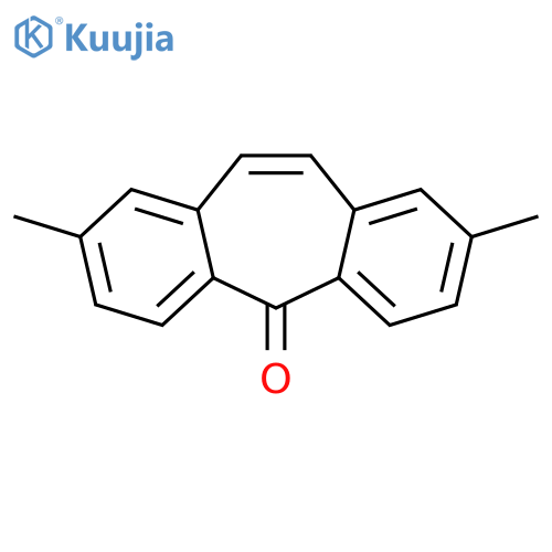 5H-Dibenzo[a,d]cyclohepten-5-one, 2,8-dimethyl- structure