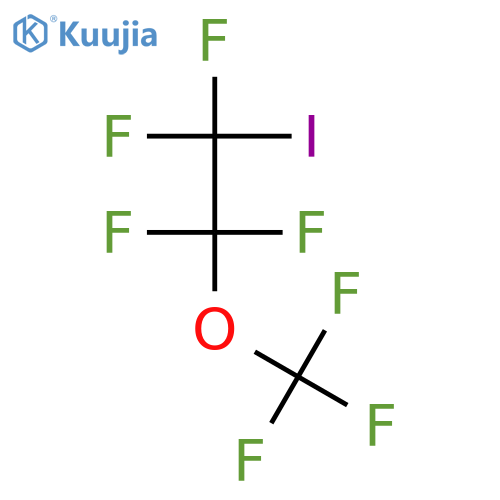 2-Iodo-1-(trifluoromethoxy)tetrafluoroethane structure