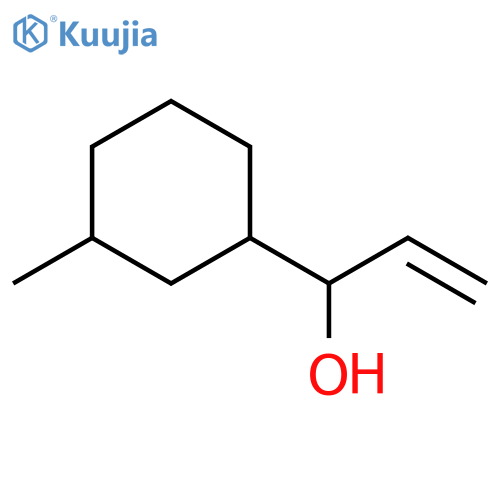 Cyclohexanemethanol, α-ethenyl-3-methyl- structure
