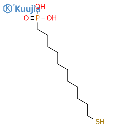 11-Mercaptoundecylphosphonic acid structure