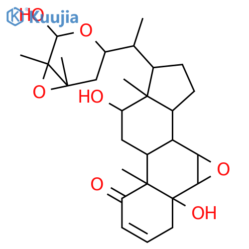 6,7:24,25-Diepoxy-5,12-dihydroxy-1-oxowith-2-enolide; (5α,6α,7α,12α,22R,24α,25α)-form, 26α-Alcohol(lactol) structure