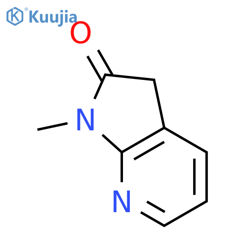 1-methyl-1H,2H,3H-pyrrolo2,3-bpyridin-2-one structure
