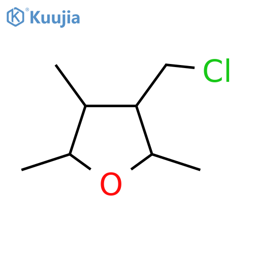 3-(Chloromethyl)-2,4,5-trimethyloxolane structure
