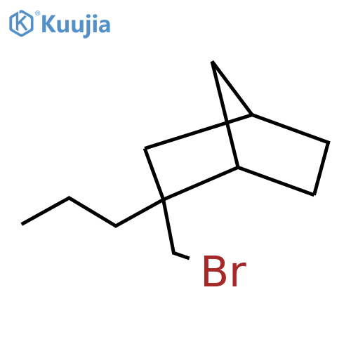 2-(Bromomethyl)-2-propylbicyclo[2.2.1]heptane structure