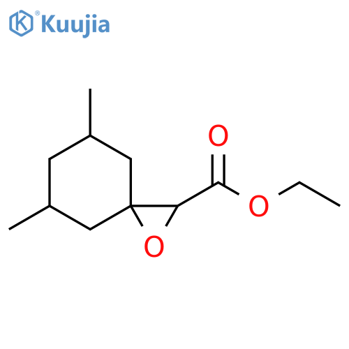 1-Oxaspiro[2.5]octane-2-carboxylic acid, 5,7-dimethyl-, ethyl ester structure