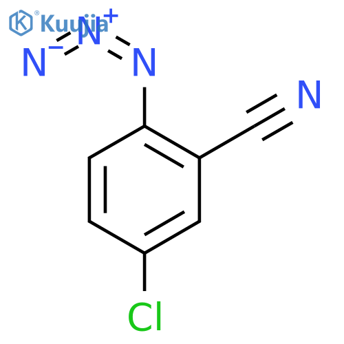 2-azido-5-chlorobenzonitrile structure
