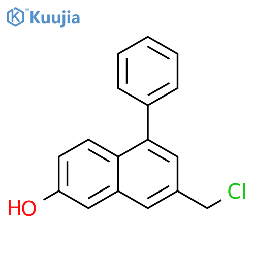 2-Naphthalenol, 7-(chloromethyl)-5-phenyl- structure