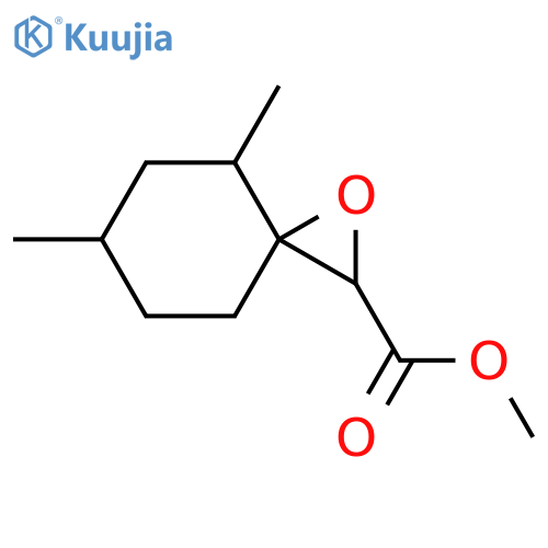 1-Oxaspiro[2.5]octane-2-carboxylic acid, 4,6-dimethyl-, methyl ester structure