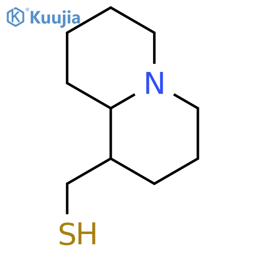 2H-Quinolizine-1-methanethiol,octahydro-, (1R,9aR)- structure