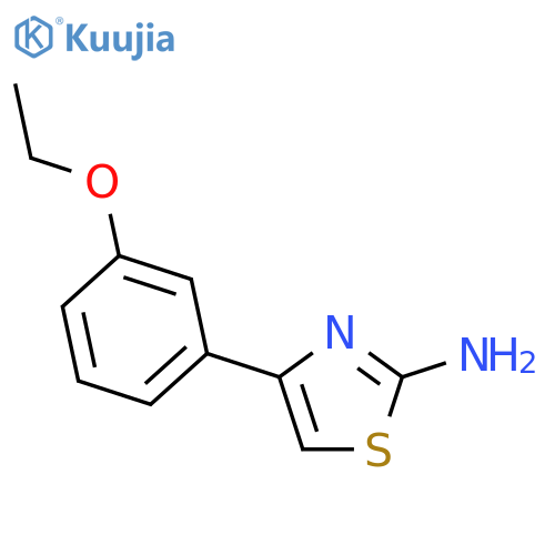 4-(3-Ethoxy-phenyl)-thiazol-2-ylamine structure
