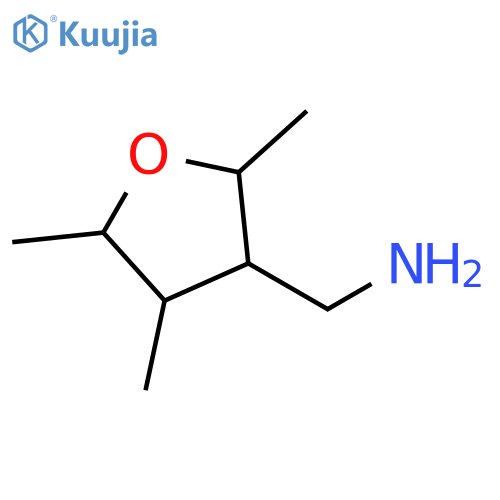 (2,4,5-trimethyloxolan-3-yl)methanamine structure