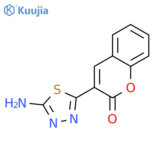 3-(5-Amino-1,3,4thiadiazol-2-yl)-chromen-2-one structure