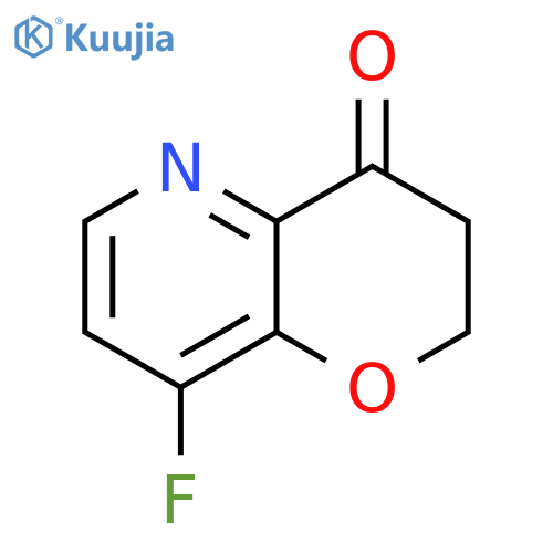 8-fluoro-2,3-dihydropyrano[3,2-b]pyridin-4-one structure