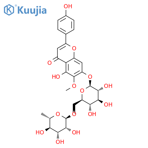 Hispidulin 7-O-neohesperidoside structure