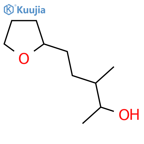 3-methyl-5-(oxolan-2-yl)pentan-2-ol structure