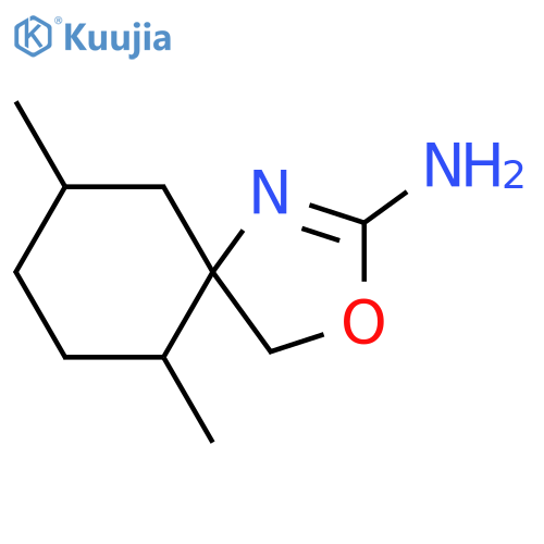 6,9-dimethyl-3-oxa-1-azaspiro4.5dec-1-en-2-amine structure