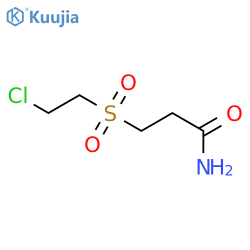 3-(2-chloroethanesulfonyl)propanamide structure