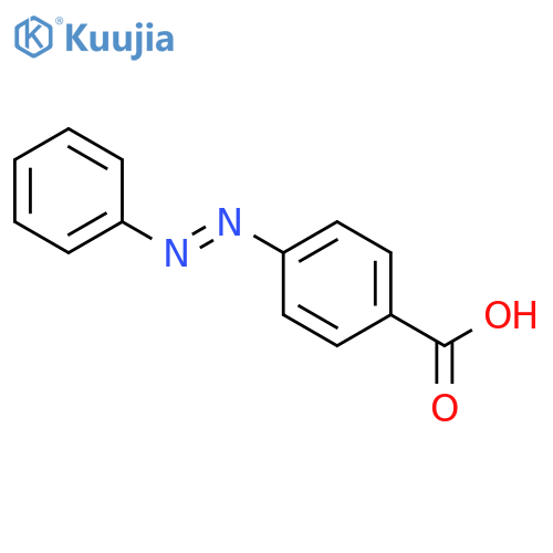 Benzoic acid, 4-(phenylazo)- structure