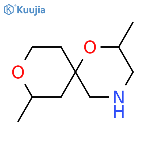 2,8-dimethyl-1,9-dioxa-4-azaspiro5.5undecane structure