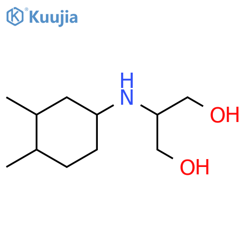 2-(3,4-dimethylcyclohexyl)aminopropane-1,3-diol structure