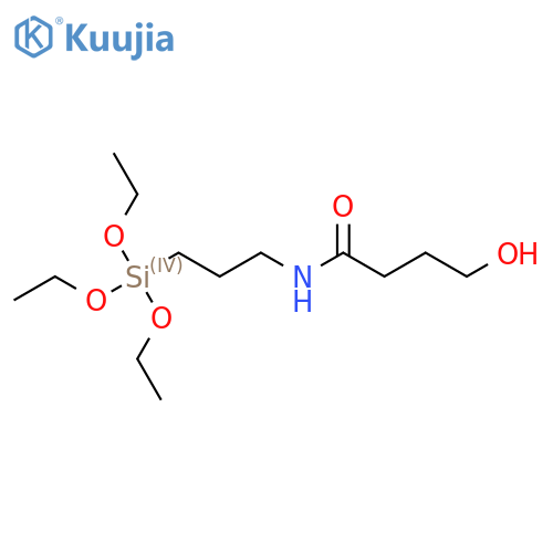 N-(3-TRIETHOXYSILYLPROPYL)-4-HYDROXYBUTYRAMIDE structure