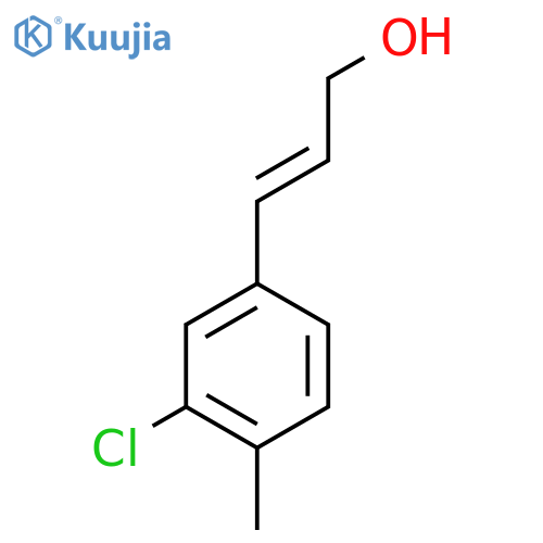 3-(3-chloro-4-methylphenyl)prop-2-en-1-ol structure