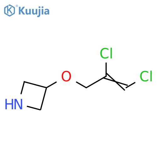 Azetidine, 3-[(2,3-dichloro-2-propen-1-yl)oxy]- structure