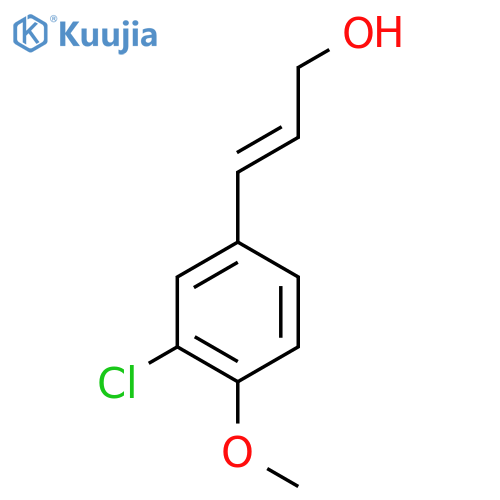3-(3-chloro-4-methoxyphenyl)prop-2-en-1-ol structure