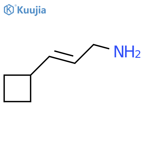3-cyclobutylprop-2-en-1-amine structure
