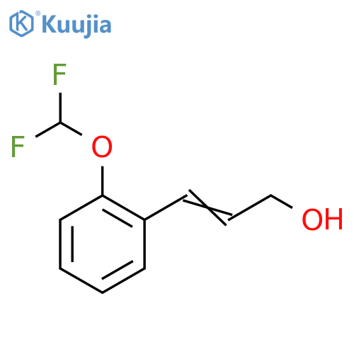3-2-(difluoromethoxy)phenylprop-2-en-1-ol structure