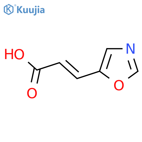 3-(1,3-oxazol-5-yl)prop-2-enoic acid structure