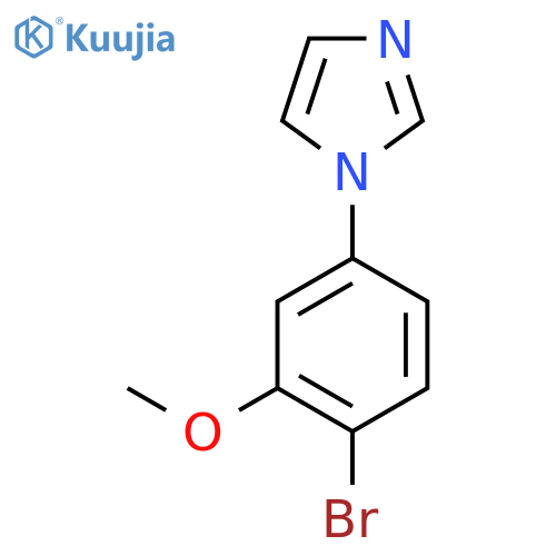 1-(4-Bromo-3-methoxyphenyl)-1H-imidazole structure