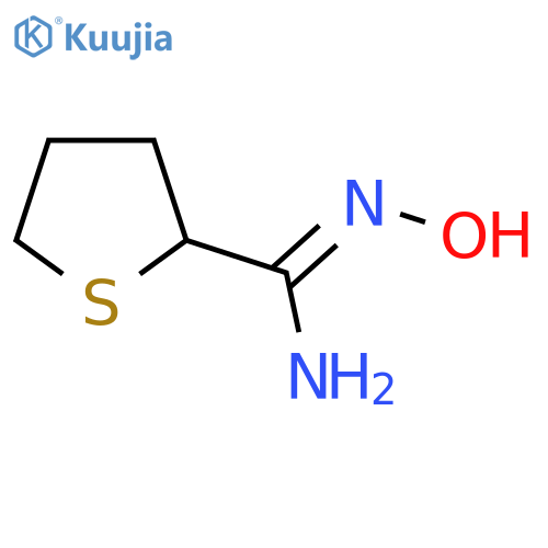 N'-hydroxythiolane-2-carboximidamide structure