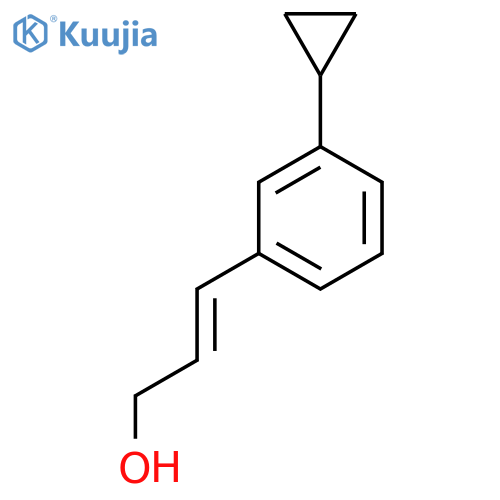 3-(3-Cyclopropylphenyl)prop-2-en-1-ol structure