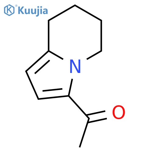 Ethanone,1-(5,6,7,8-tetrahydro-3-indolizinyl)- structure