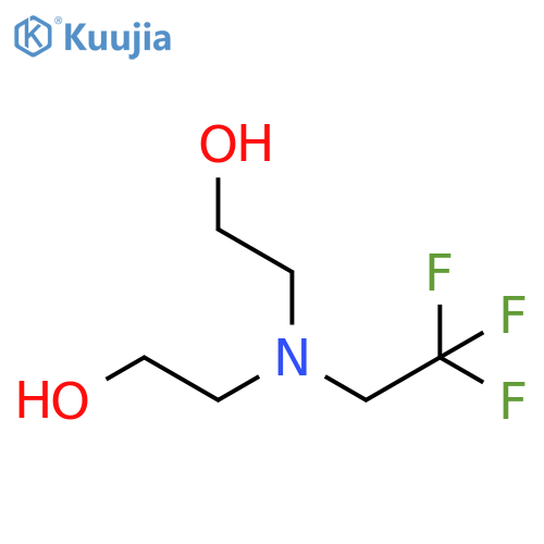2-(2-hydroxyethyl)(2,2,2-trifluoroethyl)aminoethan-1-ol structure