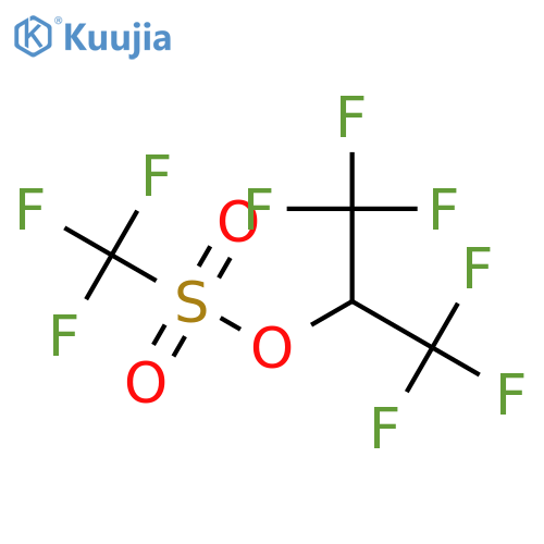 1,1,1,3,3,3-Hexafluoroisopropyl Trifluoromethanesulfonate structure