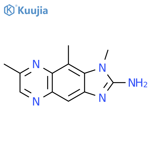 1H-Imidazo[4,5-g]quinoxalin-2-amine,1,7,9-trimethyl- structure