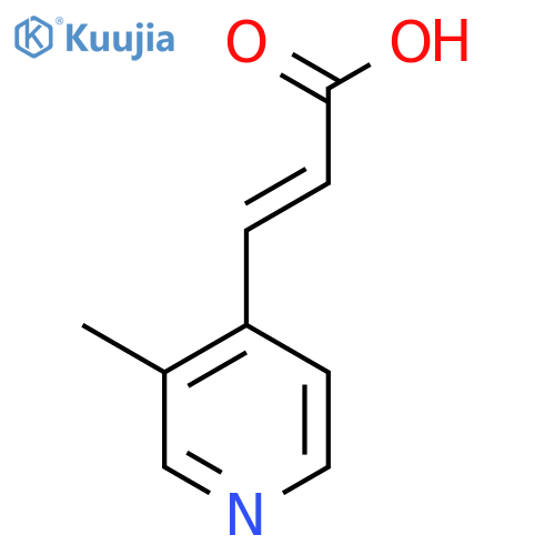 3-(3-Methylpyridin-4-yl)prop-2-enoic acid structure