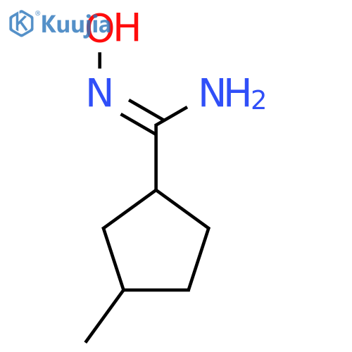N'-hydroxy-3-methylcyclopentane-1-carboximidamide structure