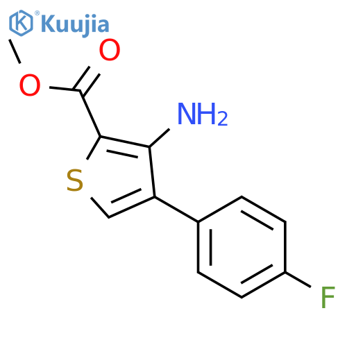 Methyl 3-amino-4-(4-fluorophenyl)thiophene-2-carboxylate structure