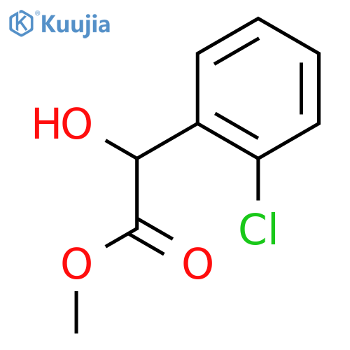 methyl 2-(2-chlorophenyl)-2-hydroxyacetate structure