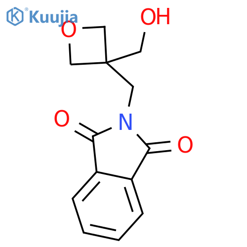 2-{3-(Hydroxymethyl)oxetan-3-ylmethyl}isoindole-1,3-dione structure