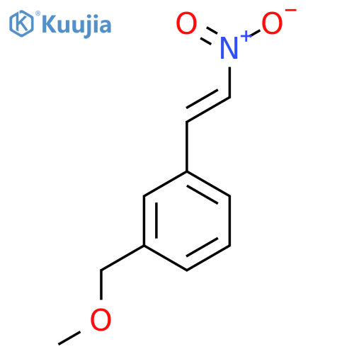 1-(methoxymethyl)-3-(2-nitroethenyl)benzene structure