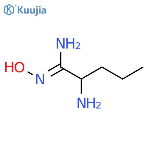2-Amino-n'-hydroxypentanimidamide structure