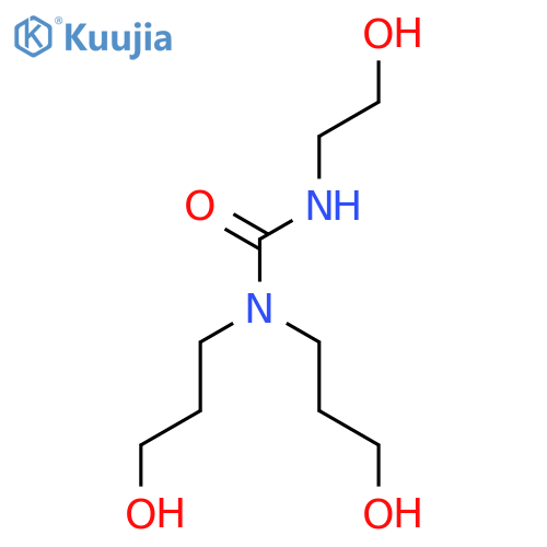 Urea, N'-(2-hydroxyethyl)-N,N-bis(3-hydroxypropyl)- structure